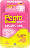 Pepto Bismol Antidiarrheal Liquicaps - 12 ct Thumbnail Image