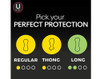 U by Kotex Barely There Wrapped Thong Liners - 50 ct Thumbnail Image