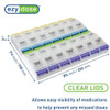 Ezy Dose Push Button Medtime Planner 7 Day XL #367583- 1 Each Thumbnail Image