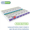 Ezy Dose Push Button Medtime Planner 7 Day XL #367583- 1 Each Thumbnail Image