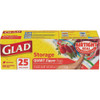 Glad Food Storage Zipper, Qt, 25 ct Thumbnail Image