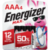 Energizer MAX Alkaline Batteries AAA - 4 ct Thumbnail Image