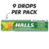 Halls Defense Vitamin C Drops Assorted Citrus - 20 packs of 9 Thumbnail Image