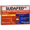 Sudafed PE Day + Night Sinus Congestion Tablets - 20 ct Thumbnail Image