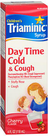 Triaminic Children's, Day Time, Cold & Cough, Syrup Cherry - 4 oz Thumbnail Image