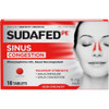 Sudafed PE Congestion Phenylephrine HCI Tablets - 18 ct Thumbnail Image