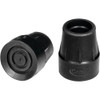 Carex Cane Tips, Standard, Natural Rubber, Black, 7/8" Thumbnail Image