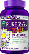Vicks PURE Zzzs Kidz Melatonin + Chamomile & Lavender Gummies Natural Berry - 24 ct Thumbnail Image