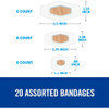 Nexcare Clear Waterproof Bandages Assorted Sizes - 20 Ct. Thumbnail Image