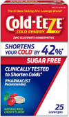 Cold-Eeze Lozenges Sugar Free Wild Cherry Flavor - 25 Ct. Thumbnail Image