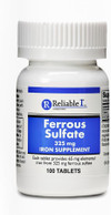 Ferrous Sulfate Iron 325 mg Generic for Feosol 100 Tablets Thumbnail Image