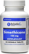 Reliable 1 Laboratories Simethicone 125 MG Antiflatulent Chewable Tablets 60 Count Thumbnail Image