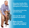 Carex Stand Assist Walking Cane Thumbnail Image