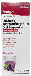 Children's Acetaminophen Oral Suspension Grape Flavor 4 fl oz. Thumbnail Image