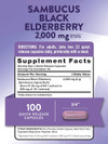Nature's Truth Sambucus Black Elderberry 2,000 mg Quick Release Capsules - 100 ct Thumbnail Image