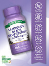 Nature's Truth Sambucus Black Elderberry 2,000 mg Quick Release Capsules - 100 ct Thumbnail Image