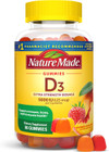 Nature Made Vitamin D3 125 mcg Gummies Extra Strength Strawberry, Peach & Mango - 80 ct Thumbnail Image