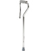 McKesson Offset Aluminum Cane, Silver - 1 ct Thumbnail Image