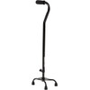 McKesson Quad Small Base Cane, Black - 1 ct Thumbnail Image