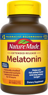 Nature Made Extended Release Melatonin Dual Action Release Tablets - 90 ct Thumbnail Image