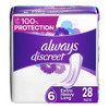 Always Discreet Pads Extra Heavy Long - 28 each - Case of 2 Thumbnail Image