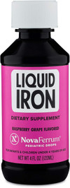 NovaFerrum Pediatric Drops Liquid Iron Supplement for Infants and Toddlers - 4 fl oz Thumbnail Image