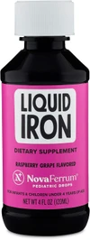 NovaFerrum Pediatric Drops Liquid Iron Supplement for Infants and Toddlers - 4 fl oz Thumbnail Image