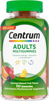 Centrum MultiGummies Adults Assorted Natural Fruit Flavors - 110 ct Thumbnail Image