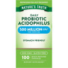Nature's Truth Probiotic Acidophilus 500 Million CFU Quick Release Capsules - 100 ct Thumbnail Image
