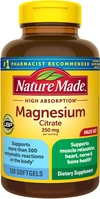 Nature Made Magnesium Citrate 250 mg Softgels - 120 ct Thumbnail Image