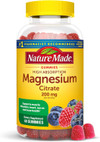 Nature Made High Absorption Magnesium Citrate 200 mg per Serving Gummies Mixed Berry - 60 ct Thumbnail Image