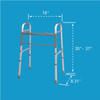 Carex Folding Walker For Seniors Thumbnail Image