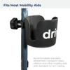 Drive Medical Universal Cup Holder, Black Thumbnail Image