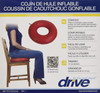 Drive Medical Inflatable Rubber Cushion, Red Thumbnail Image