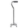McKesson Small Base Quad Cane With Offset Padded Handle, 30 to 39 Inch Chrome - 1 ct Thumbnail Image