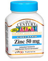 21st Century Zinc 50 mg Tablets Chelated - 110 ct Thumbnail Image