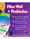 Vitafusion Fiber Well + Probiotics Gummies - 60 ct Thumbnail Image