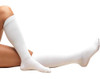 Truform Surgical Stockings, 18 mmHg Compression for Men and Women, Knee High Length, Closed Toe, White - X-Large Thumbnail Image