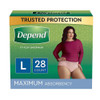 Depend Fit-Flex Underwear for Women Large Maximum Absorbency  - 2 pks of 28 Thumbnail Image