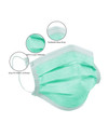 CareMates Soft Disposable 3-Ply Elastic Earloop Patient Mask - 50 ct Thumbnail Image