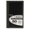 Top Flight Standards 1-Subject Wirebound Notebook, No Holes, 80 Sheets, College Rule, 8 x 5 Inches, 1 Notebook, Color May Vary (33107) Thumbnail Image