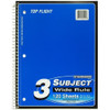 Top Flight 3-Subject Wirebound Notebook, 120 Sheet Thumbnail Image