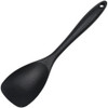 Silicone Spoon Spatula, Black Thumbnail Image