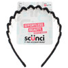 Scunci Covered Headband, Black- 1pk Thumbnail Image