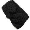 Scunci Wide Pucked Faux Twist Headwrap, Black- 1pk Thumbnail Image