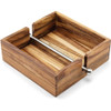Ironwood Gourmet Acacia Wood Napkin Holder with Weighted Stainless Steel Holder Thumbnail Image