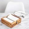 Ironwood Gourmet Acacia Wood Napkin Holder with Weighted Stainless Steel Holder Thumbnail Image