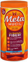 Metamucil 4 in 1 MultiHealth Fiber Powder Orange Smooth Sugar Free - 23.3 oz Thumbnail Image