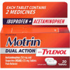Motrin Dual Action with Tylenol - 20 ct Thumbnail Image