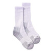 Diabetic Bamboo Crew Sock, White/Grey - 2 pkgs Thumbnail Image